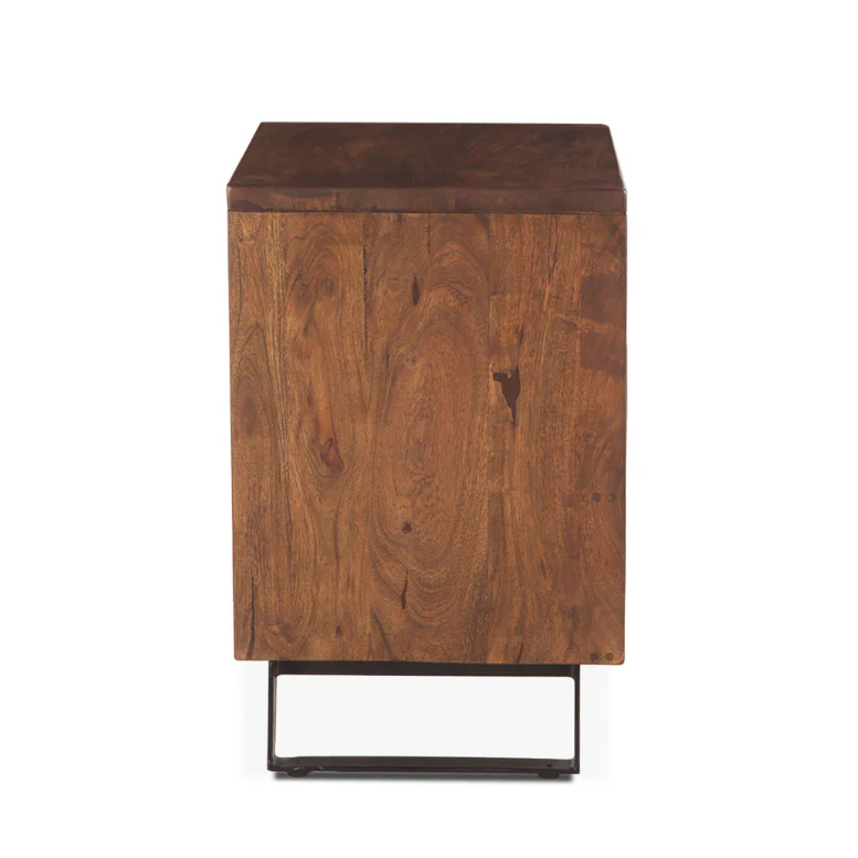 London Loft Wood Nightstand - Image 5