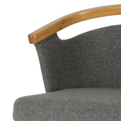 Luca Bamboo Swivel Stool - Image 4