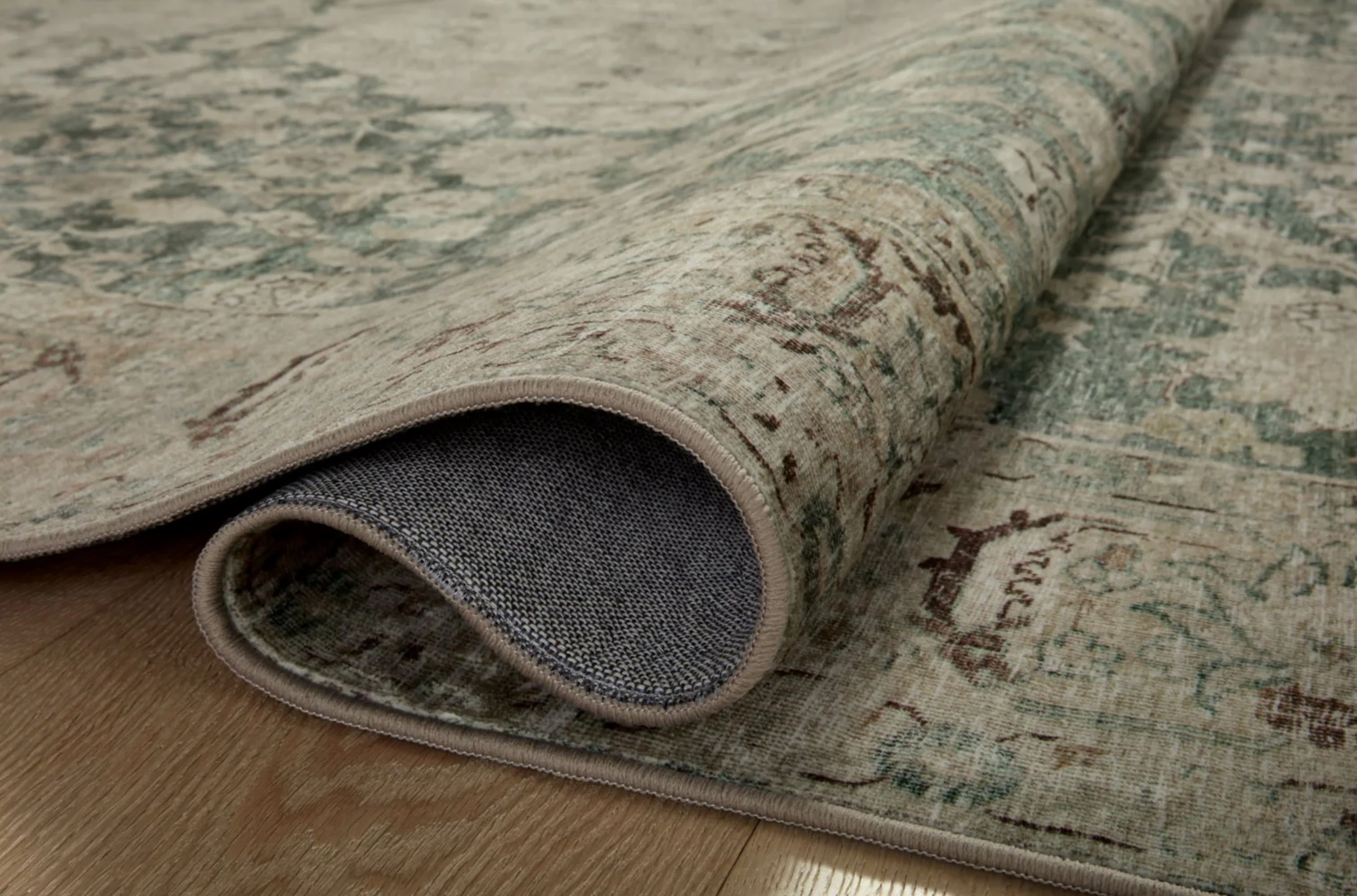 Magnolia Home By Joanna Gaines X Loloi Sinclair Rug in Jade/Sand - Image 6
