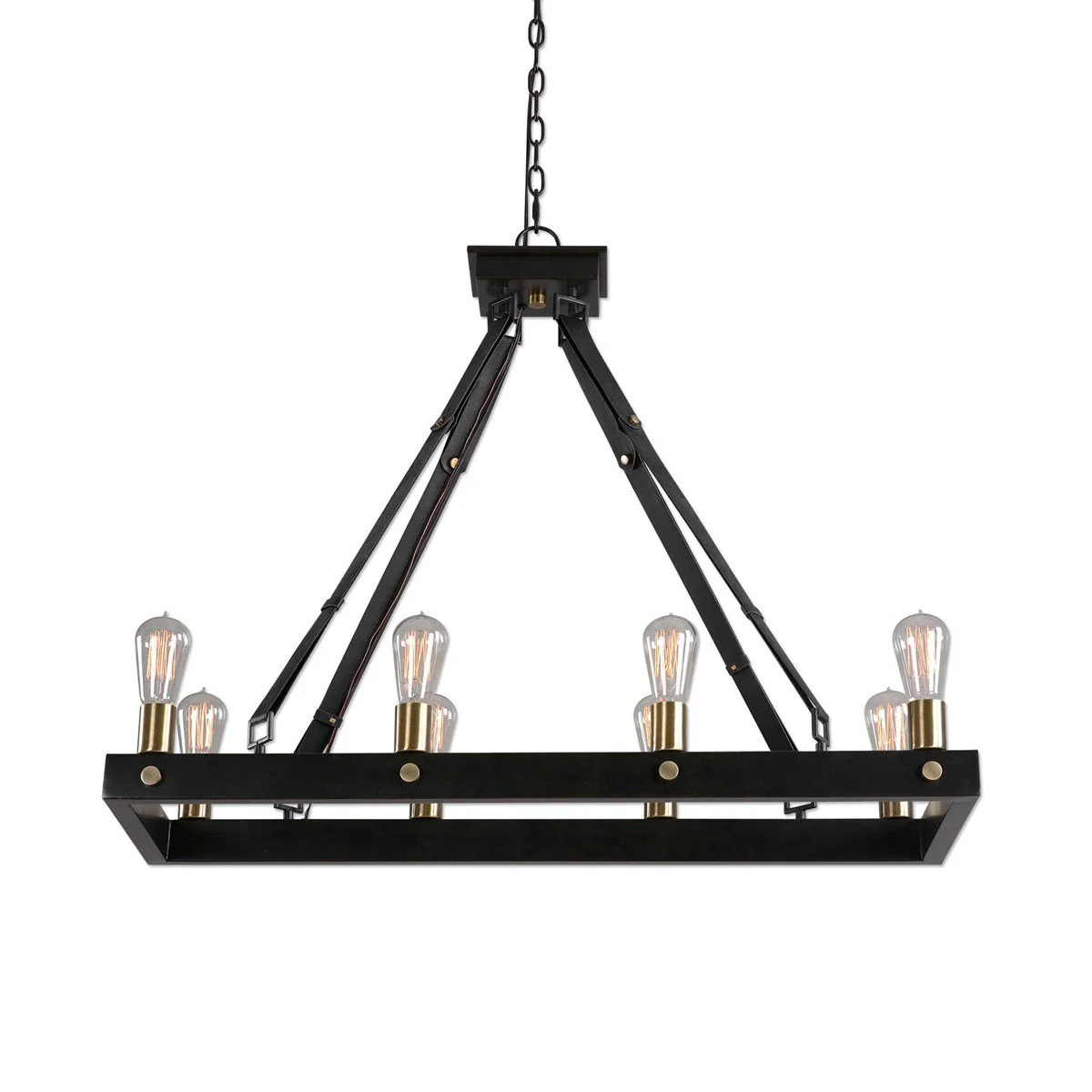 Marlow 8-Light Rectangular Chandelier - Image 3