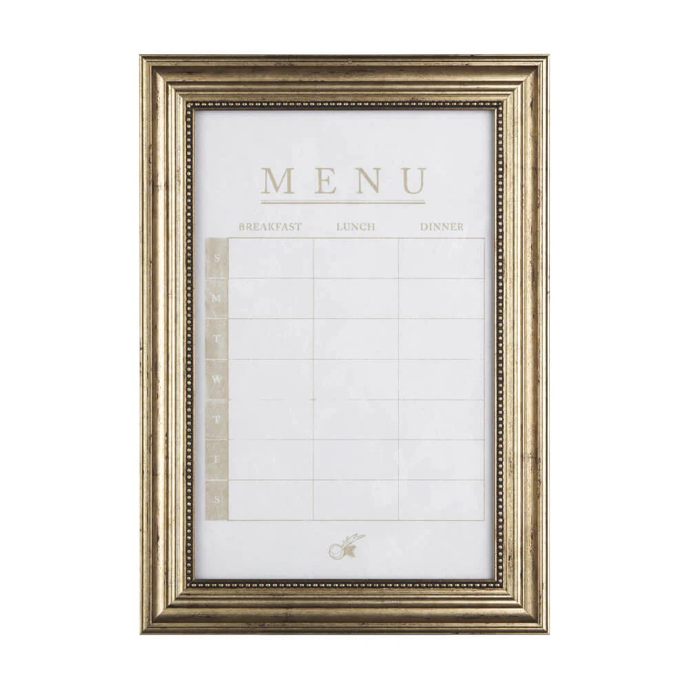 Menu I Framed Wall Art
