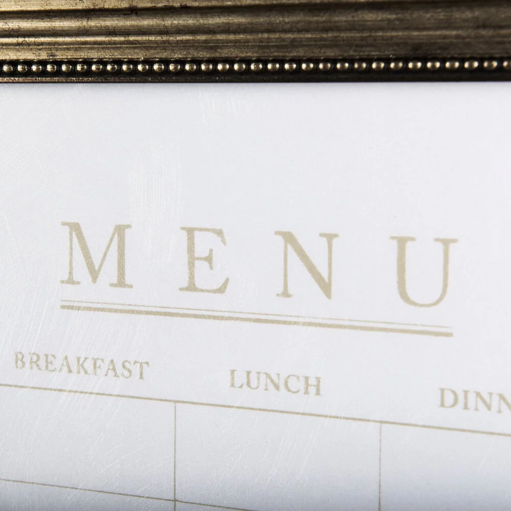 Menu I Framed Wall Art - Image 2