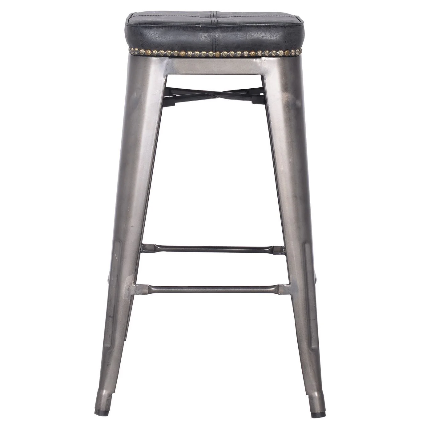 Metropolis Cushioned Backless Stool - Image 3