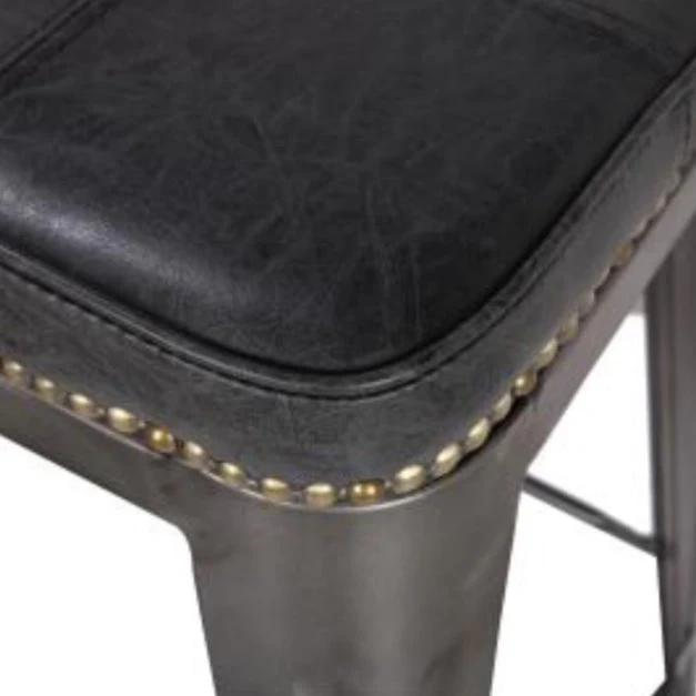 Metropolis Cushioned Backless Stool - Image 5