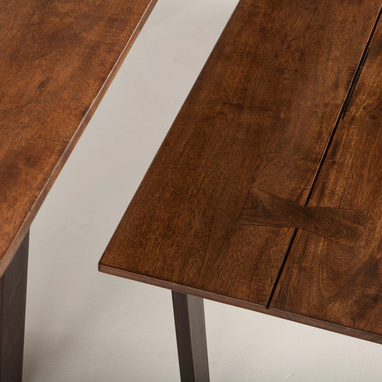 Mozambique Wood Dining Bench - Image 4