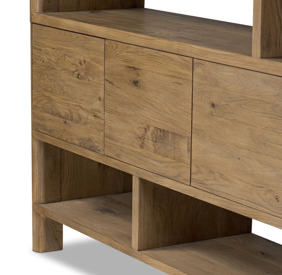 Noeline Wide Bookcase - Image 6