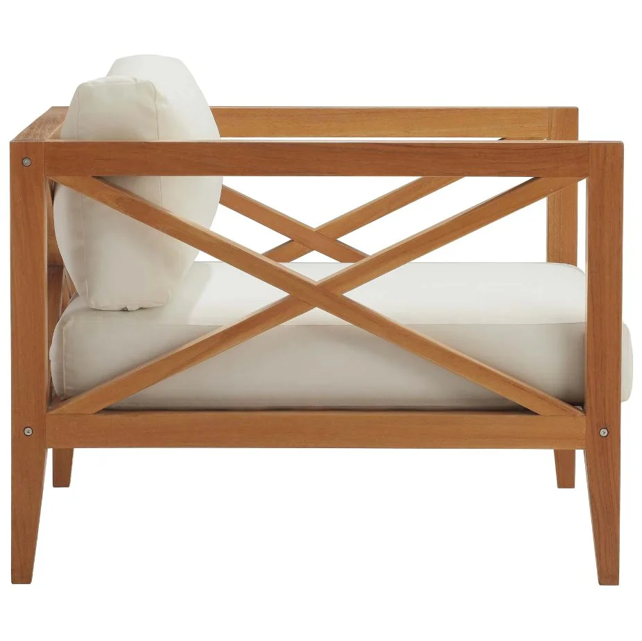 Northlake Outdoor Patio Premium Grade A Teak Wood Armchair - Image 6