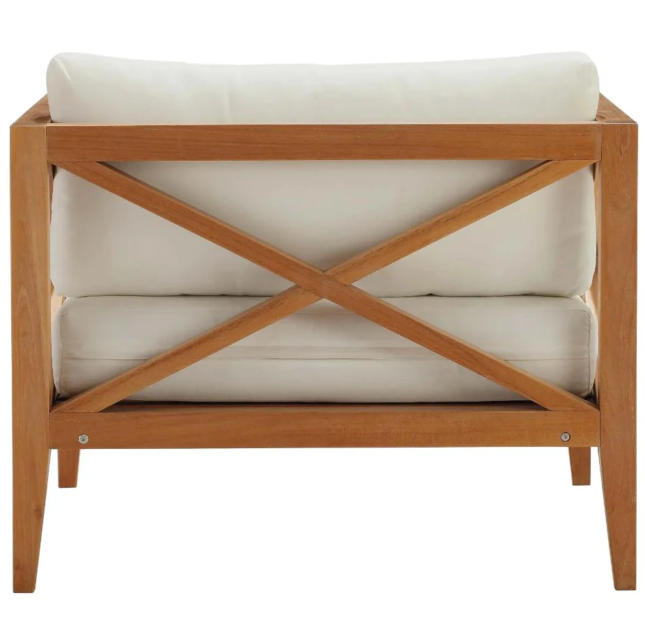 Northlake Outdoor Patio Premium Grade A Teak Wood Armchair - Image 7