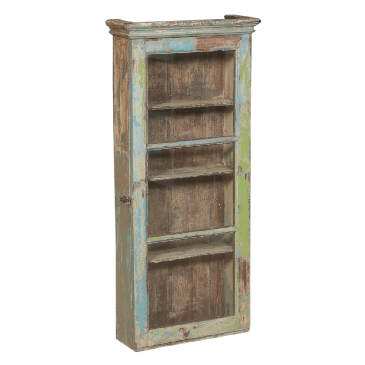 Painted Cabinet with Glass - Image 2