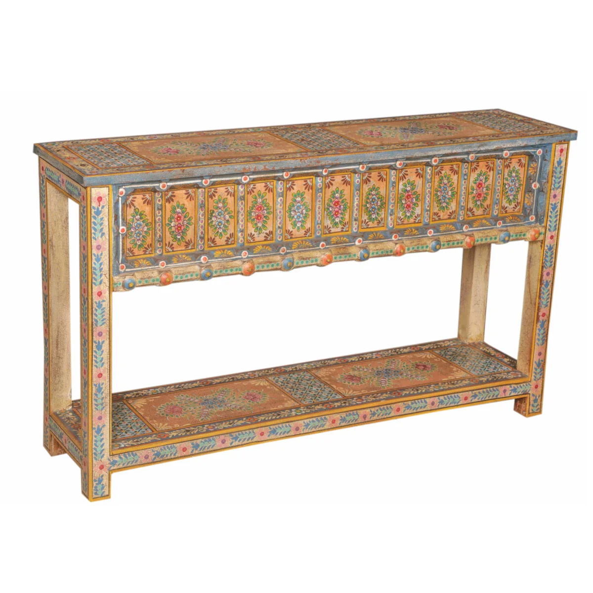 Painted Wooden Console Table - Image 2