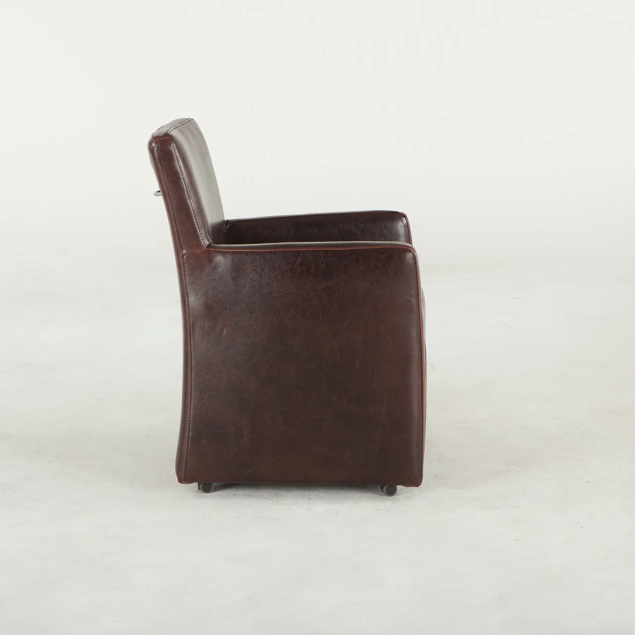 Peabody Leather Dining Arm Chair - Image 3