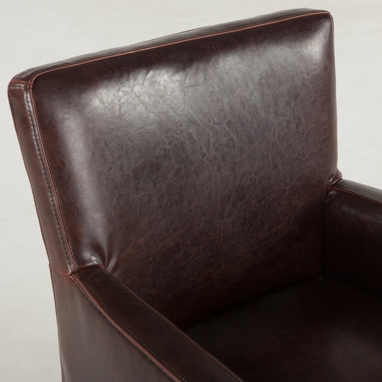 Peabody Leather Dining Arm Chair - Image 4