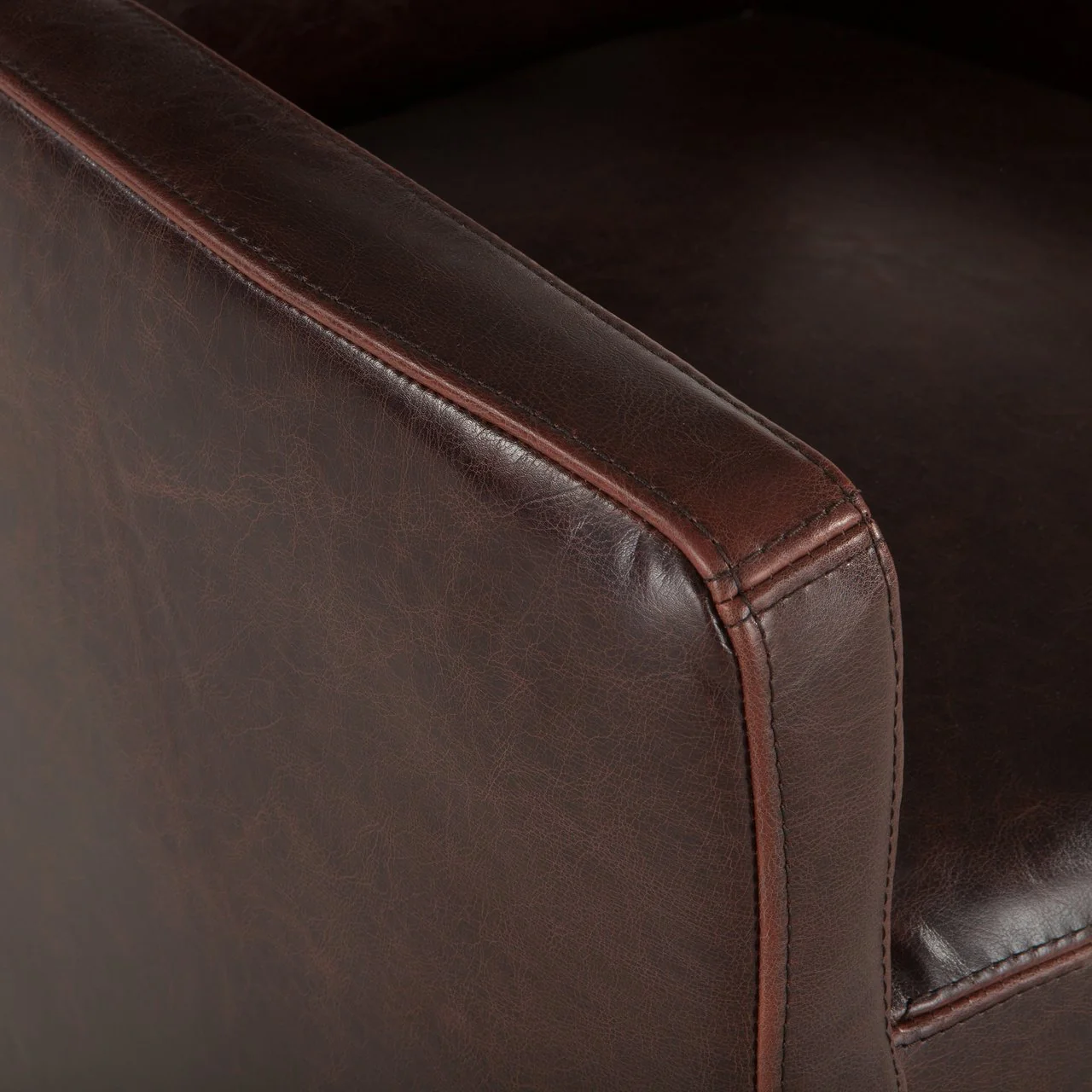 Peabody Leather Dining Arm Chair - Image 5