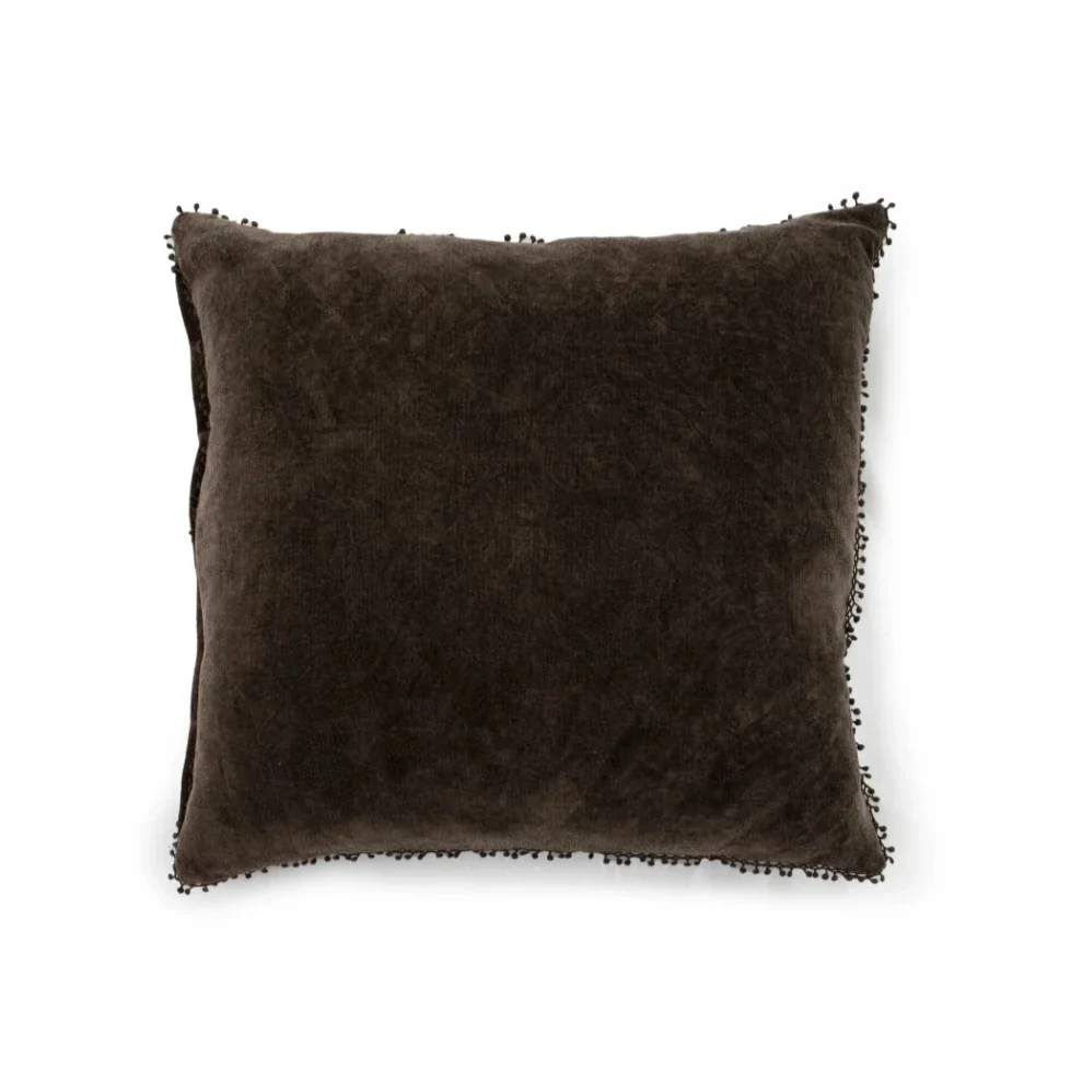 Pillow with Poms