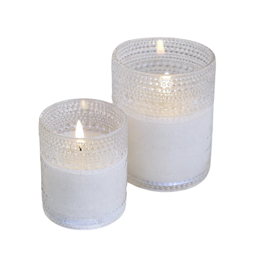 Radiance Embossed LED Candle
