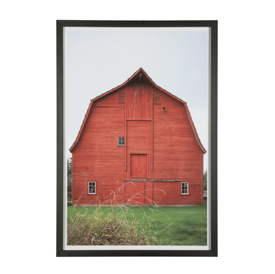 Red Barn I Framed Wall Art