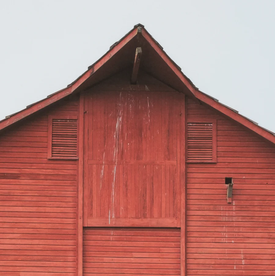 Red Barn I Framed Wall Art - Image 3