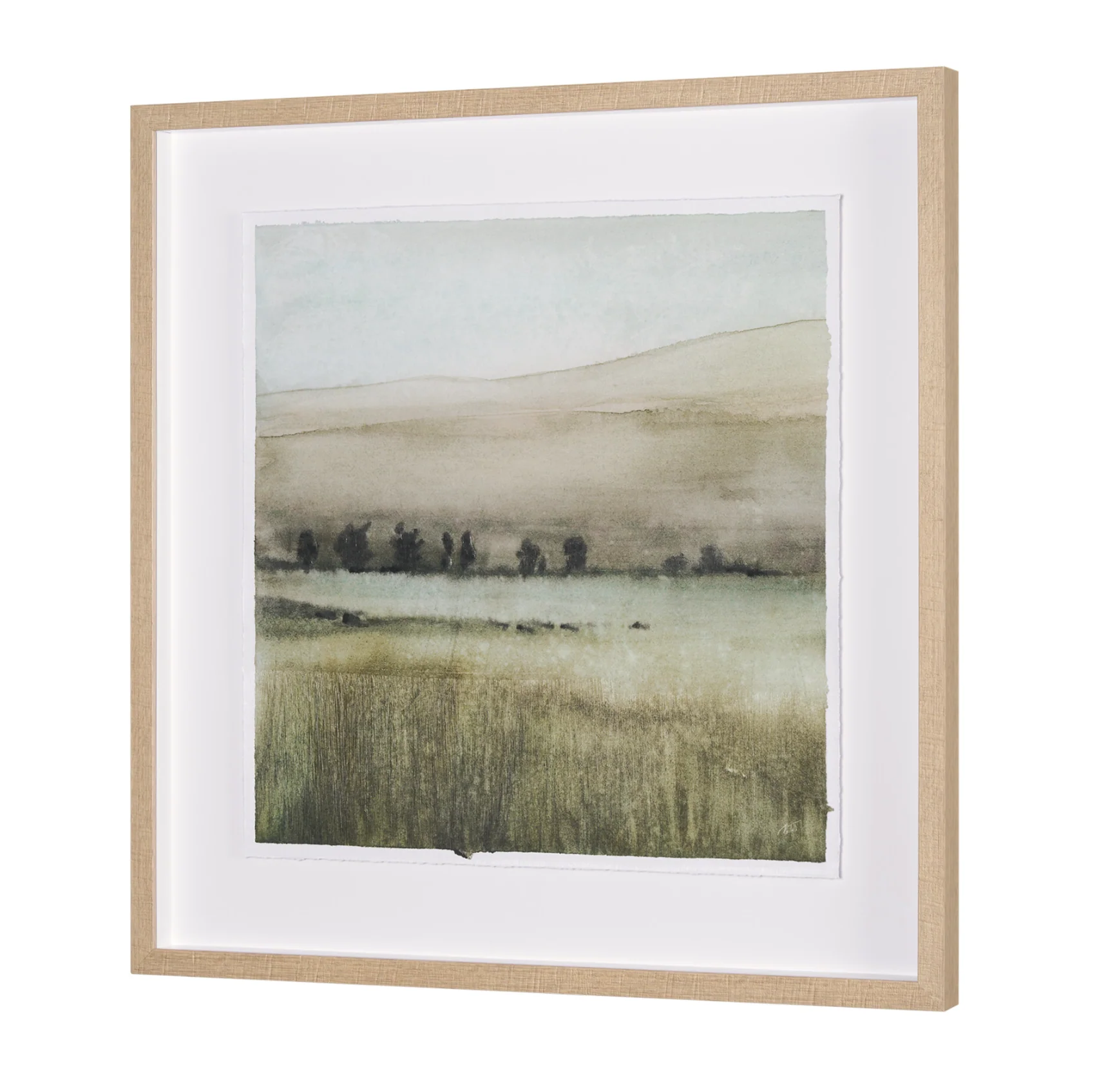 Rolling Fields Framed Art Print - Image 3