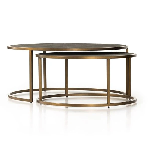 Shagreen Nesting Coffee Table - Image 4