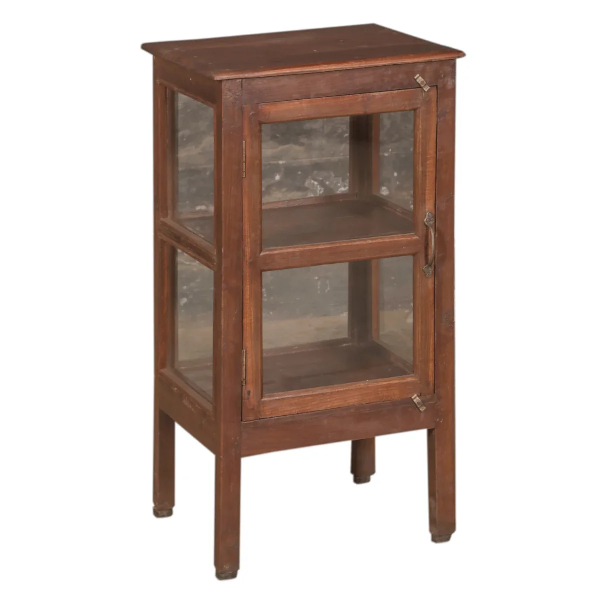 Small Teak Cabinet with Glass - Image 4