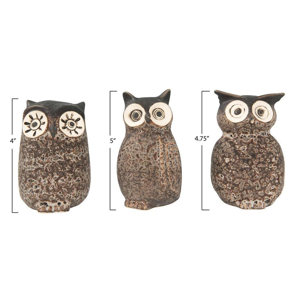 Stoneware Owl Vase - Image 8
