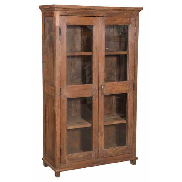 Teak Cabinet with Glass - Image 9