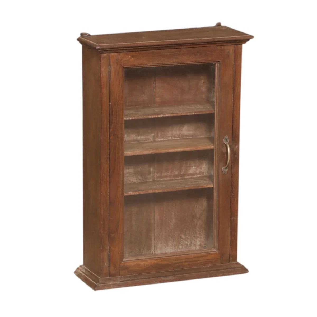 Teak Display Cabinet with Glass - Image 7