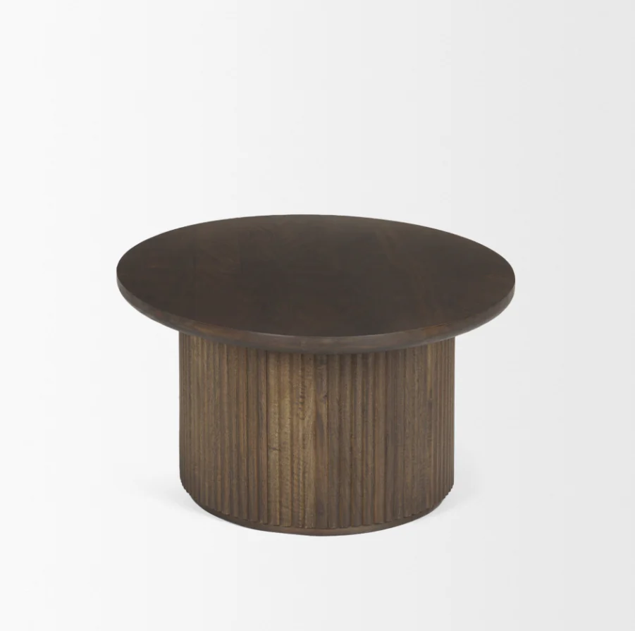 Terra Oval Fluted Coffee Table - Image 10