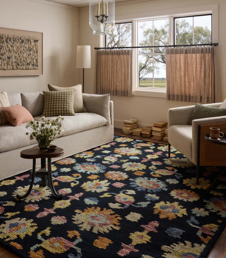 Tilly Rug in Midnight/Multi - Image 6