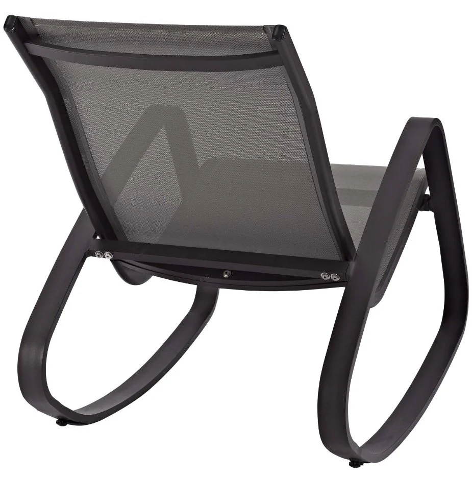 Traveler Rocking Outdoor Patio Mesh Sling Lounge Chair - Image 6