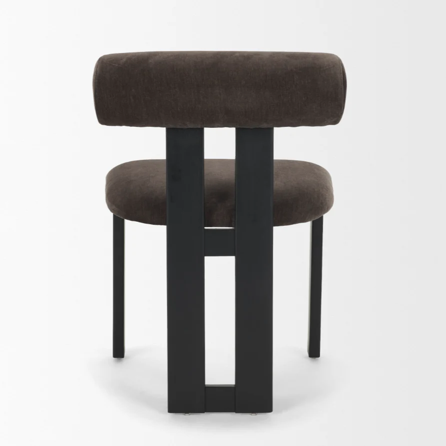 Tribeca Curve Open Back Dining Chair - Image 8