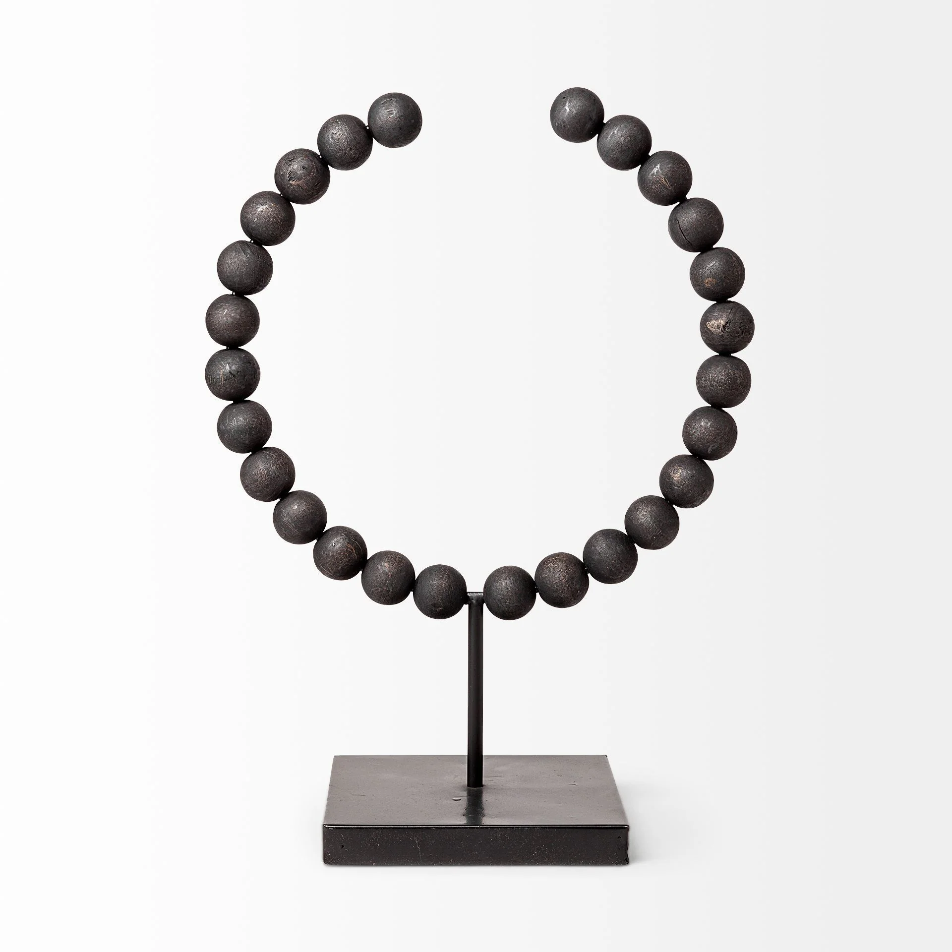 Tulane Black Sphere Sculpture - Image 2