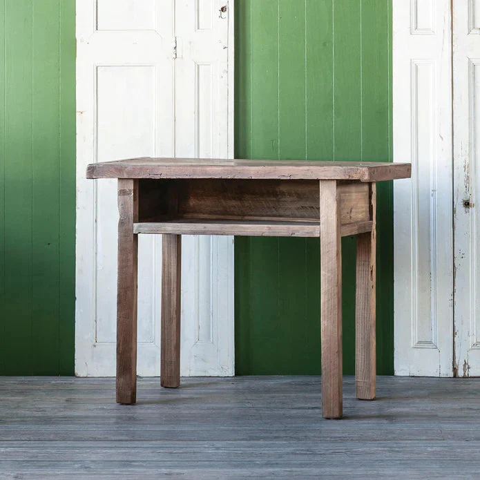 Village Console Table with Shelf - Image 6