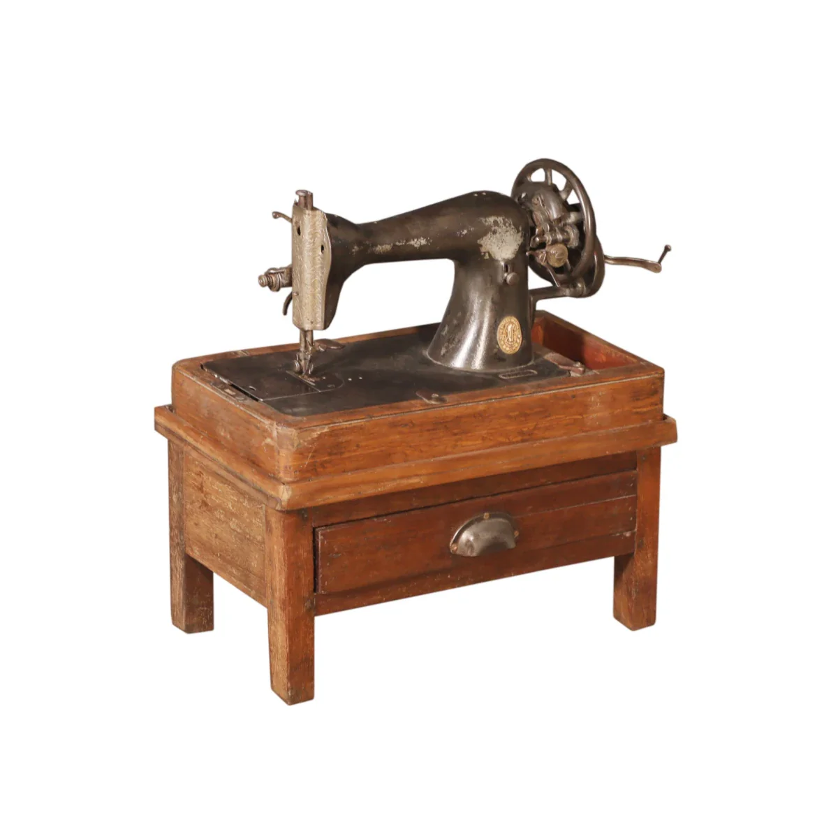 Vintage Sewing Machine with Stand