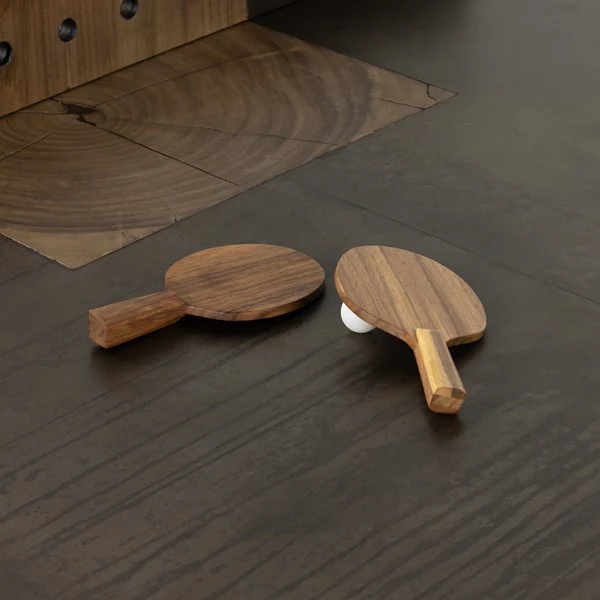 Wood and Metal Ping Pong Table - Image 3
