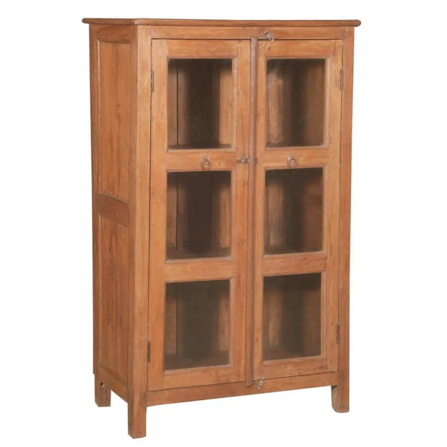 Wooden Cabinet with Glass - Image 3