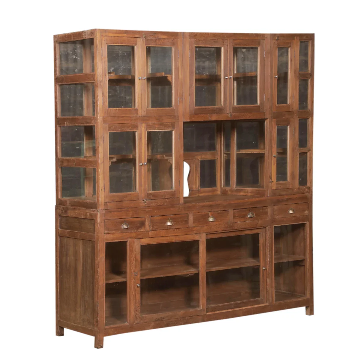 Wooden Counter Cabinet